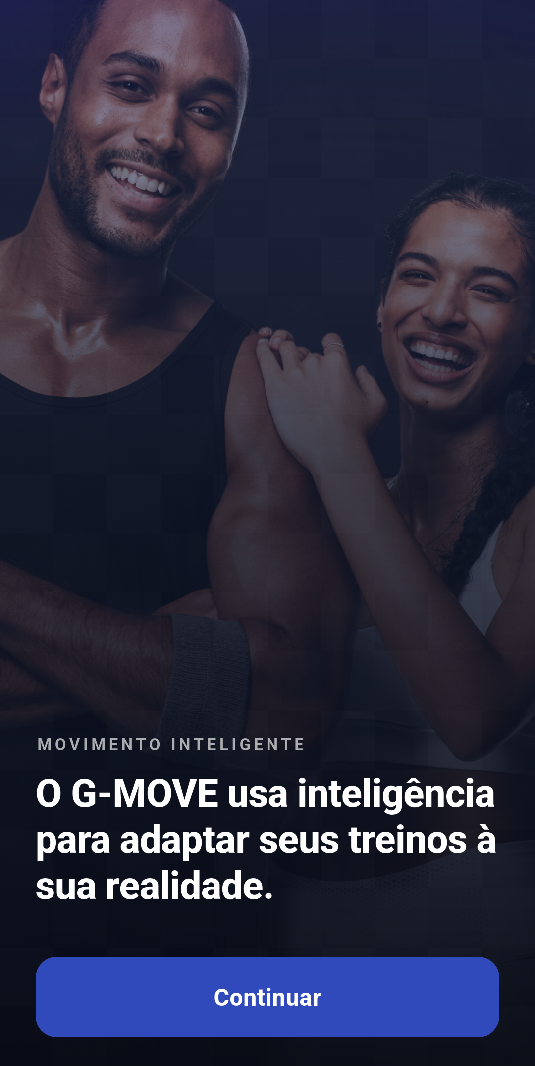 G-MOVE — tela 2 do app
