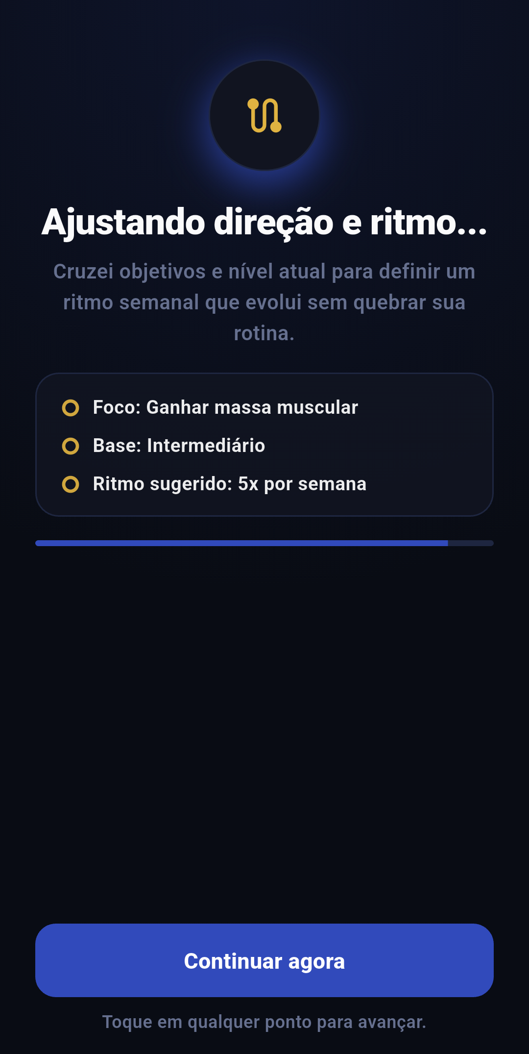 G-MOVE — tela 4 do app